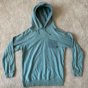 Quicksilver Men’s Blue Hoodie. Size Medium
